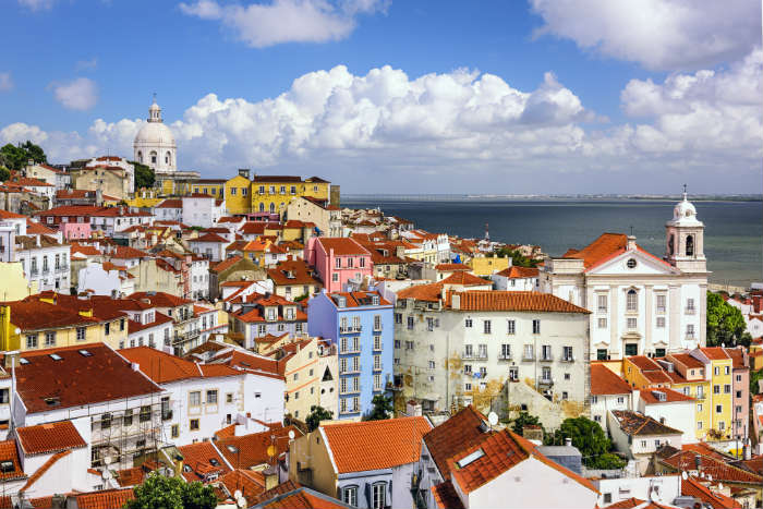 The Alfama district in Lisbon