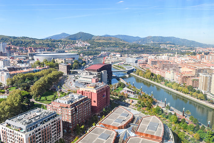 Bilbao skyline, Spain