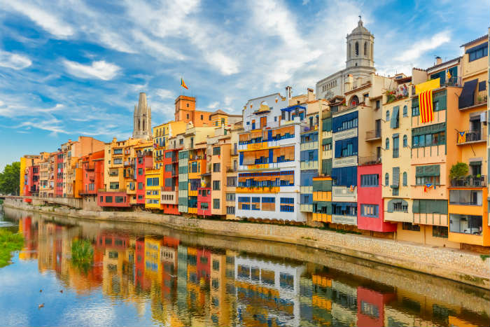 Cases de l'onyar in Girona