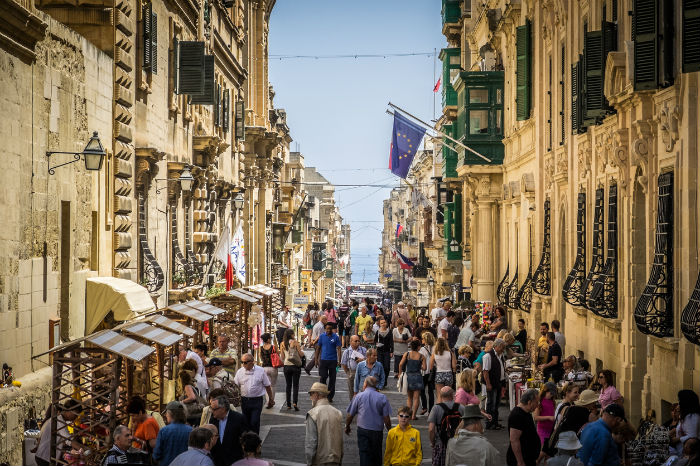 Aerial View Of Valletta, Malta