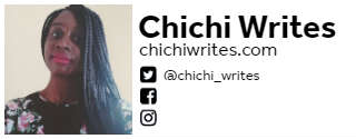Chichi Writes Bio