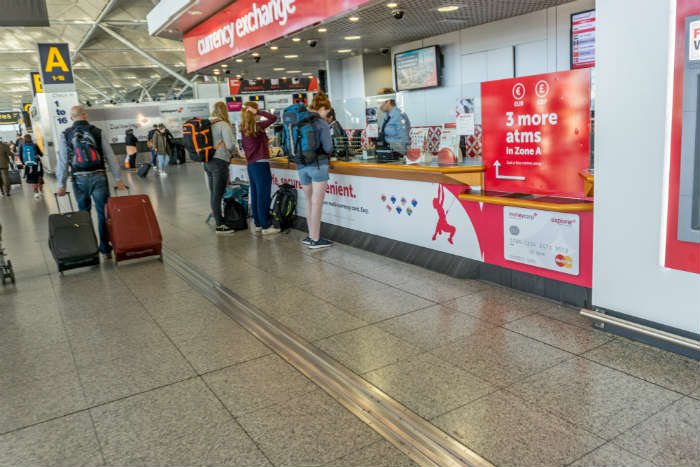 Exchanging Currency At The Airport