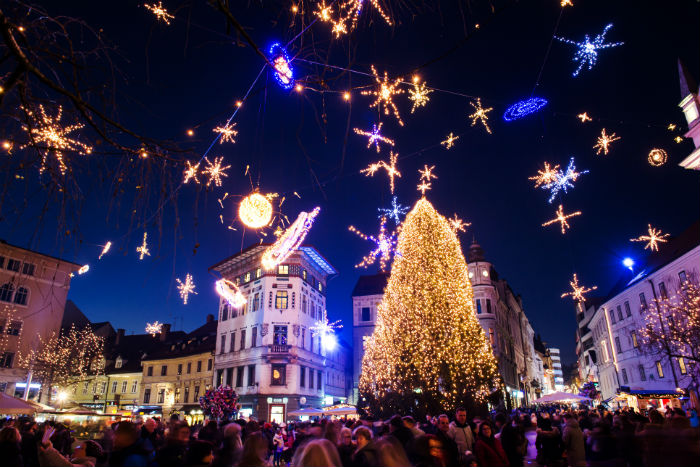 Christmas Market In Ljubljana