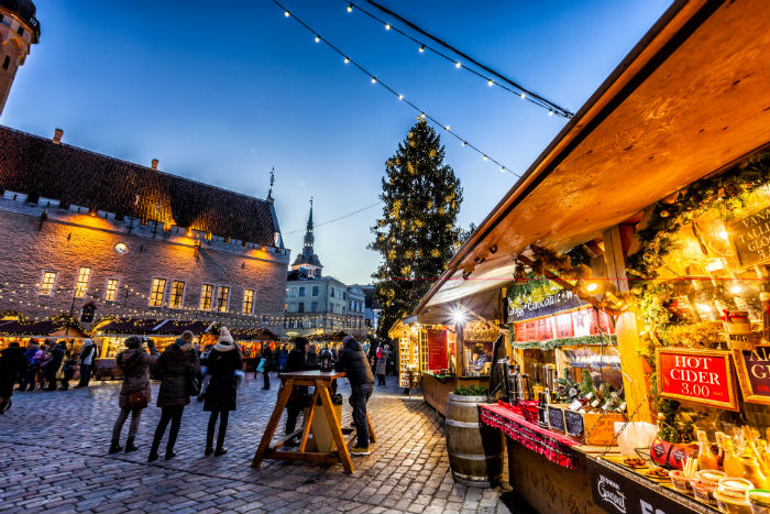 Christmas Market In Tallinn