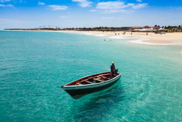 Beach in Cape Verde