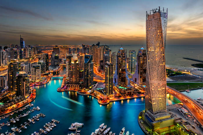The Dubai Skyline