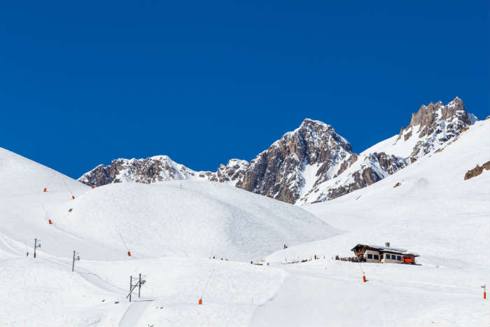 Tignes ski resort in France
