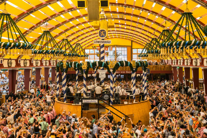 Oktoberfest beer tent, Munich