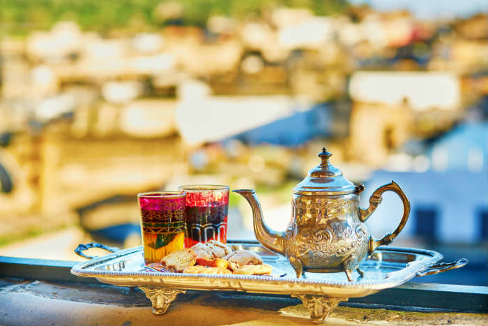 Mint tea in Marrakech