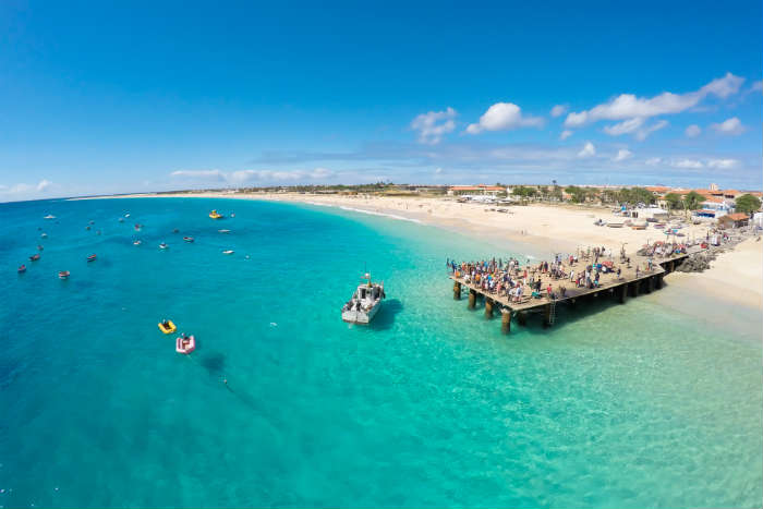 Cape Verde winter sun holiday-beach jetty