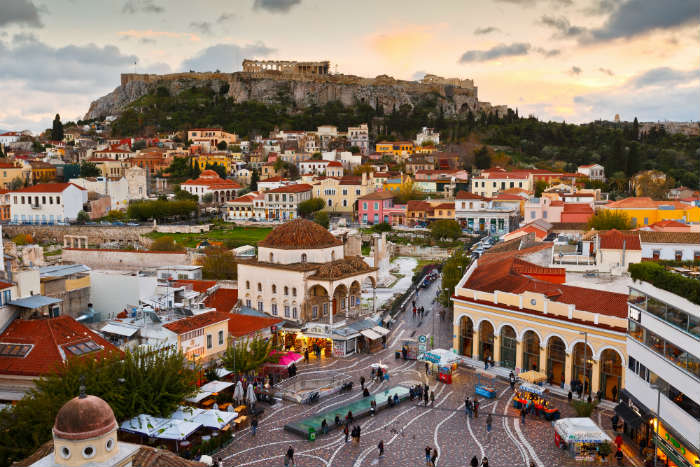 View of Athens city, Greece
