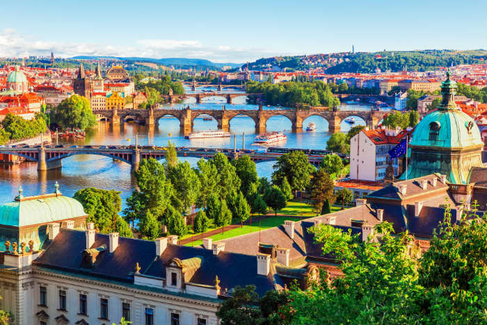 View of river, Prague