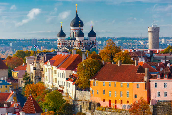 View of Tallinn city, Estonia