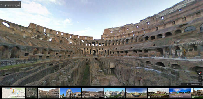 Colosseum on Google Maps