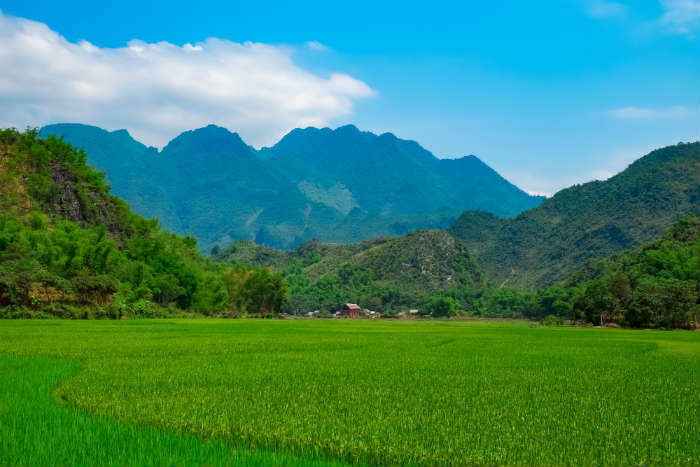 Mai Chau Valley in Vietnam