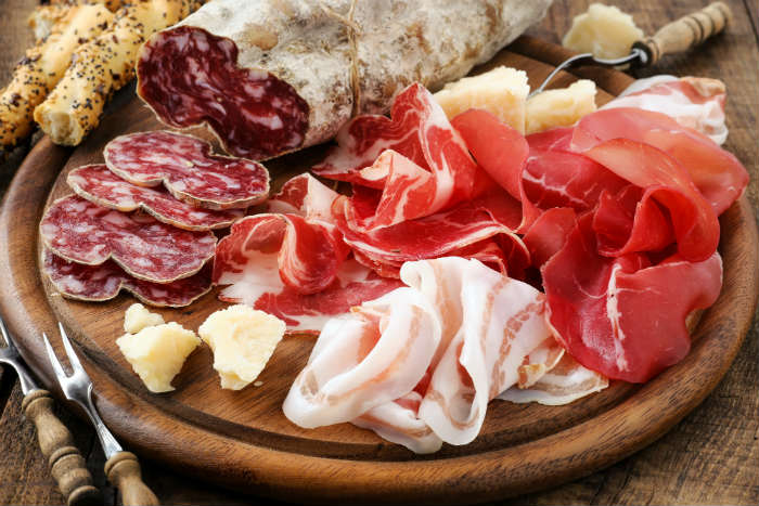 Italian meats platter, Florence