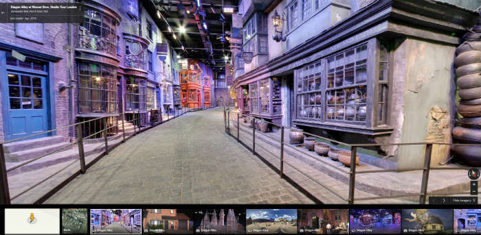 Diagon Alley on Google Maps