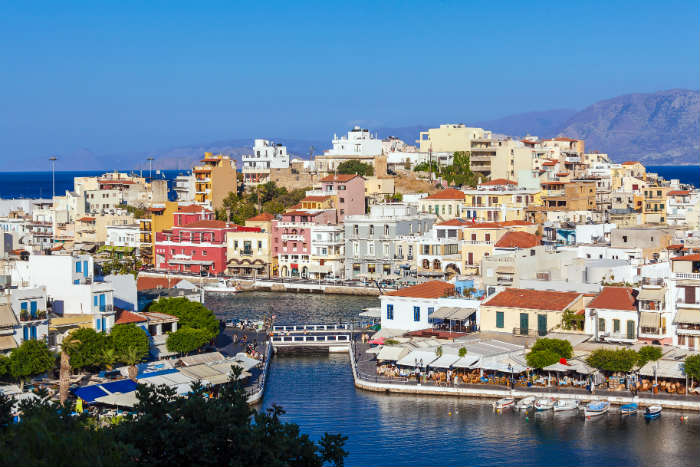 Agios Nikolaos town, Crete