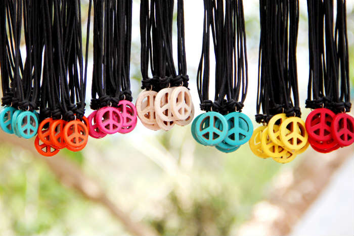 Necklaces at Ibiza hippy market