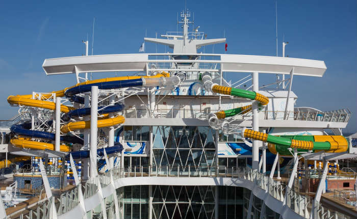 Harmony of the Seas Perfect Storm water slides