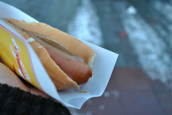 An Icelandic hotdog