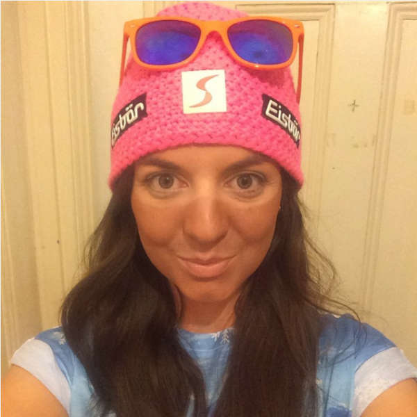 Goggle tan lines