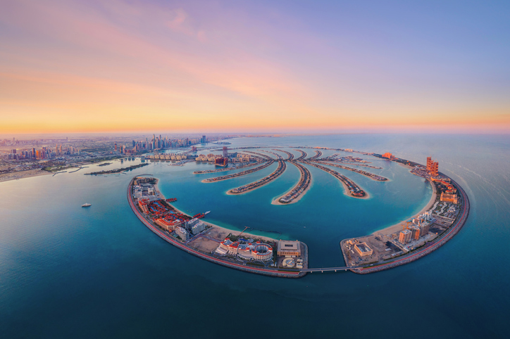Aerial View Of Dubai