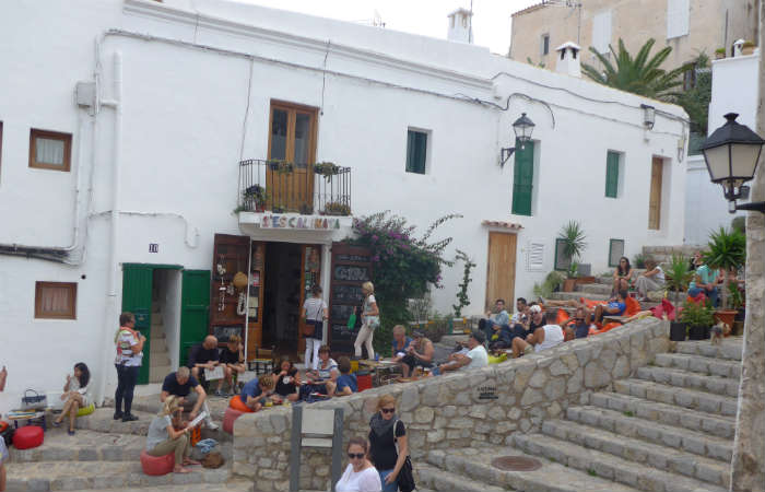 S'Escalinata restaurant, Ibiza Old Town