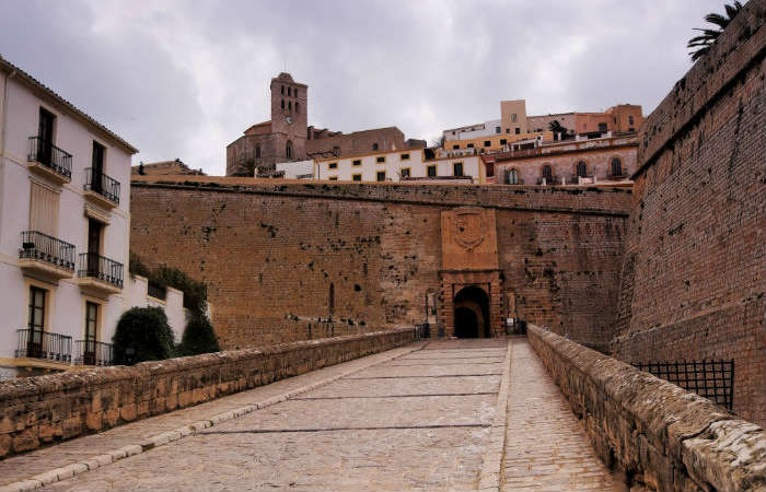 Ibiza Old Town main gate