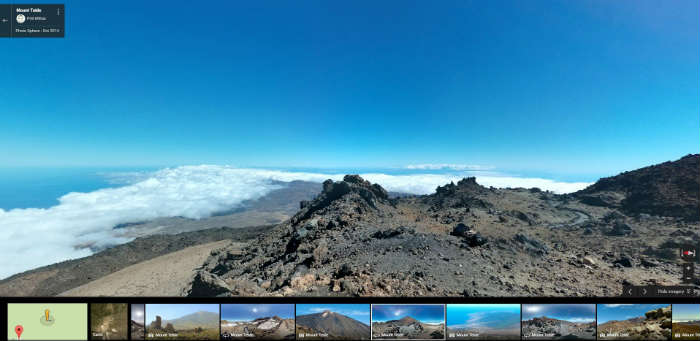 Mount Teide on Google Maps