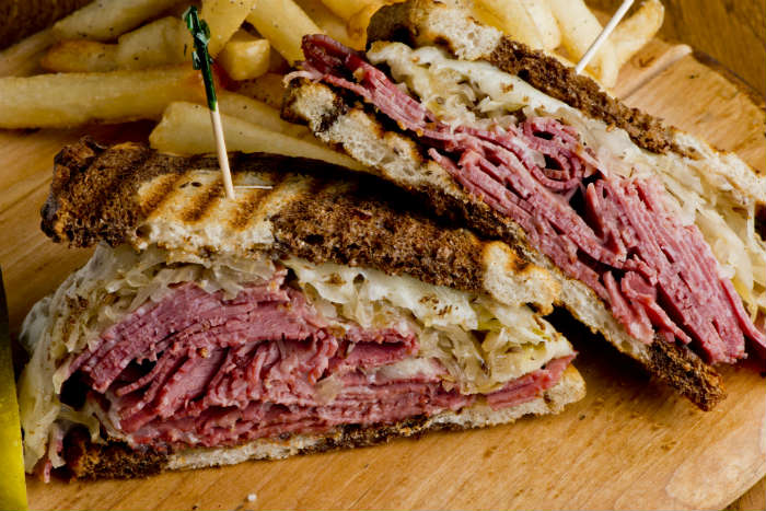 New York pastrami sandwich
