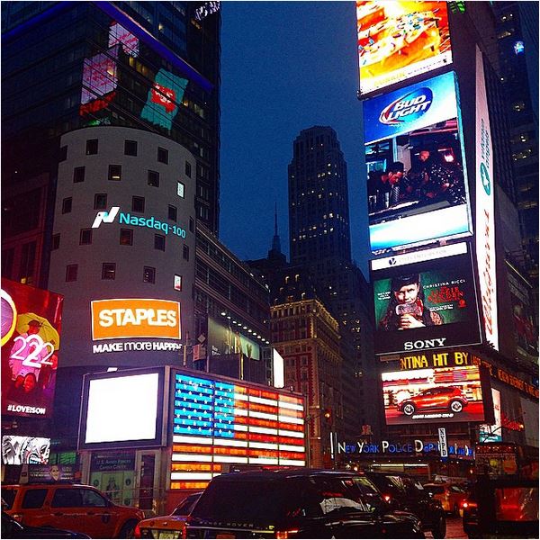 new york on instagram-times square