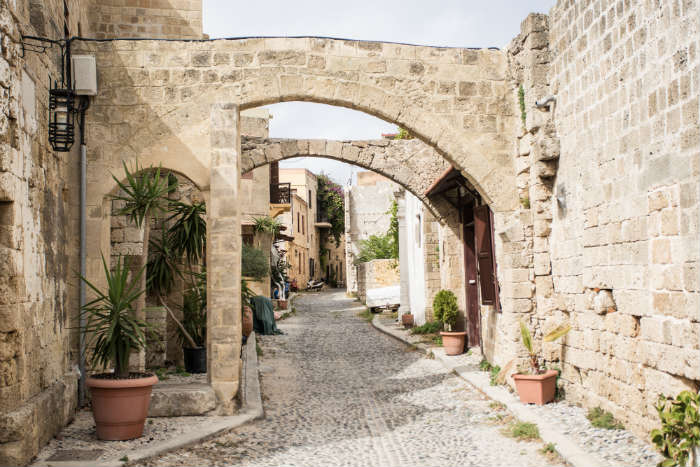 The Old Streets of Rhodes
