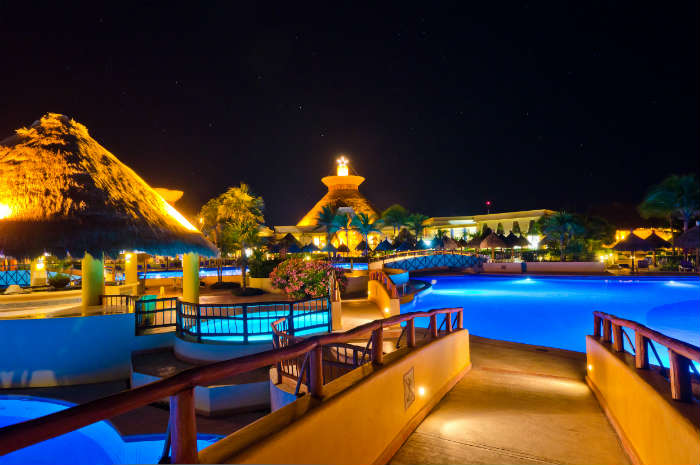 Luxury hotel resort, Riviera Maya, Mexico
