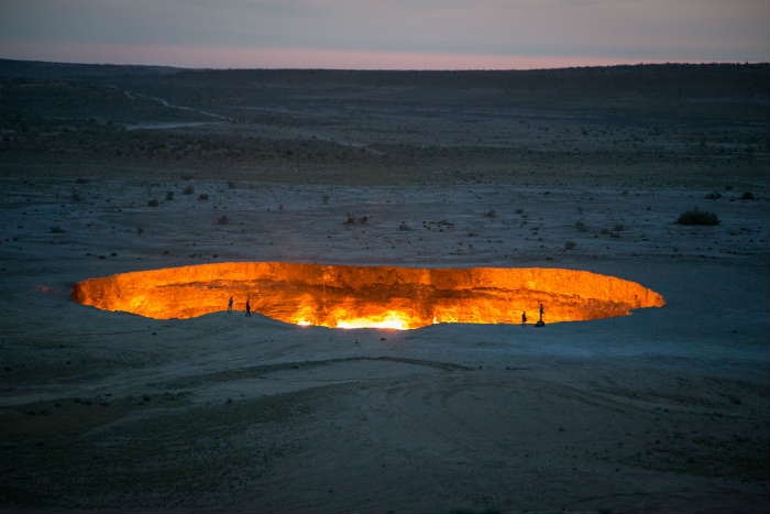 The Door To Hell in Turkmenistan