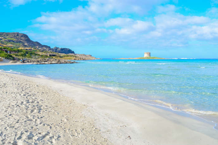 La Pelosa beach in Sardinia
