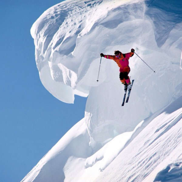 Professional skiier