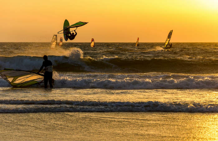 Windsurfing in The Algarve
