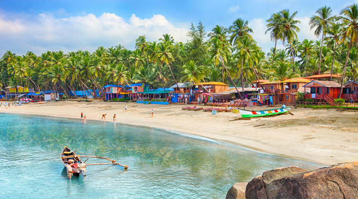 Where's Hot December - Beach in Goa, India