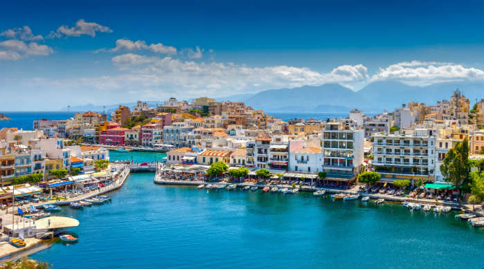 Where's Hot July - Agios Nikolaos harbour, Crete