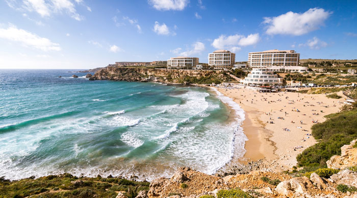 Where's Hot June - Azure Window in Malta